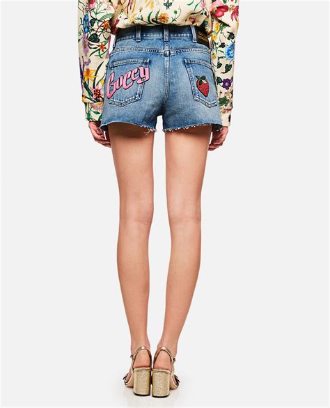 gucci shorts sale|gucci denim shorts.